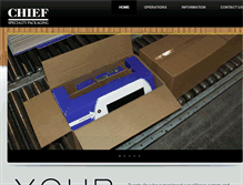 Tablet Screenshot of chiefspecialtypackaging.com